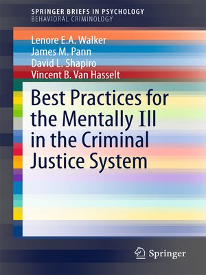 cover image of Best Practices for the Mentally Ill in the Criminal Justice System